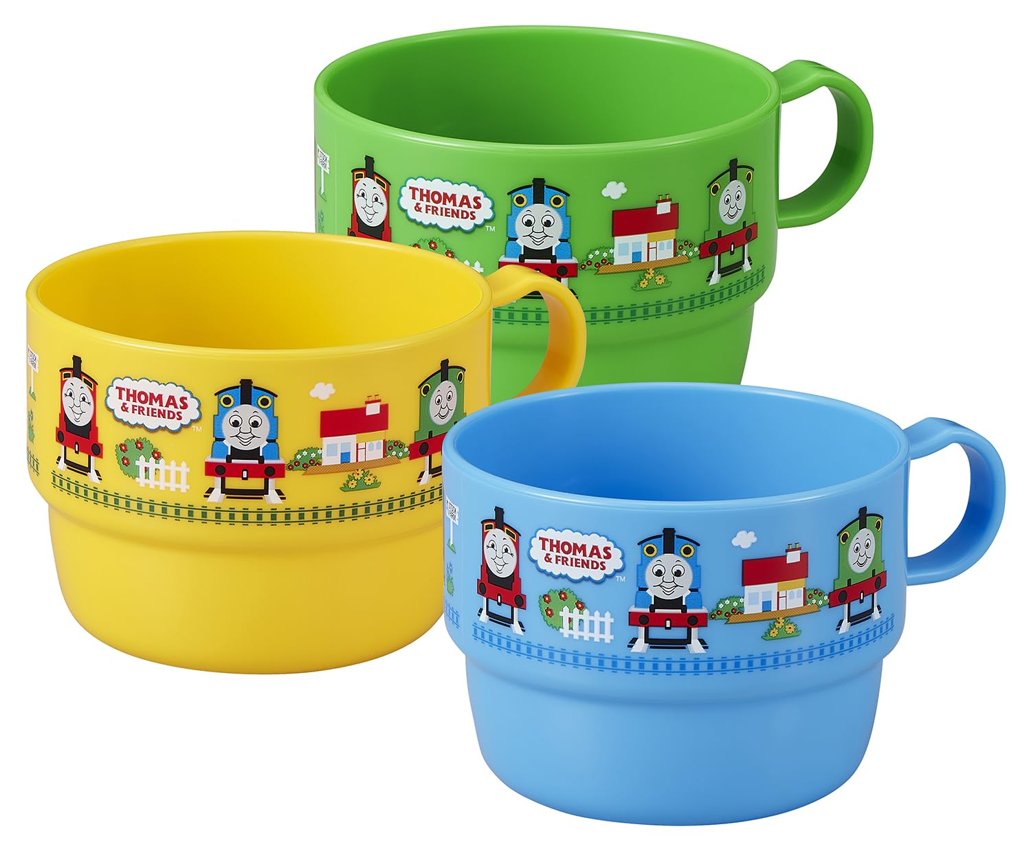 Amazon｜OSK オーエスケー コップ3個セット 230ml きかんしゃトーマス