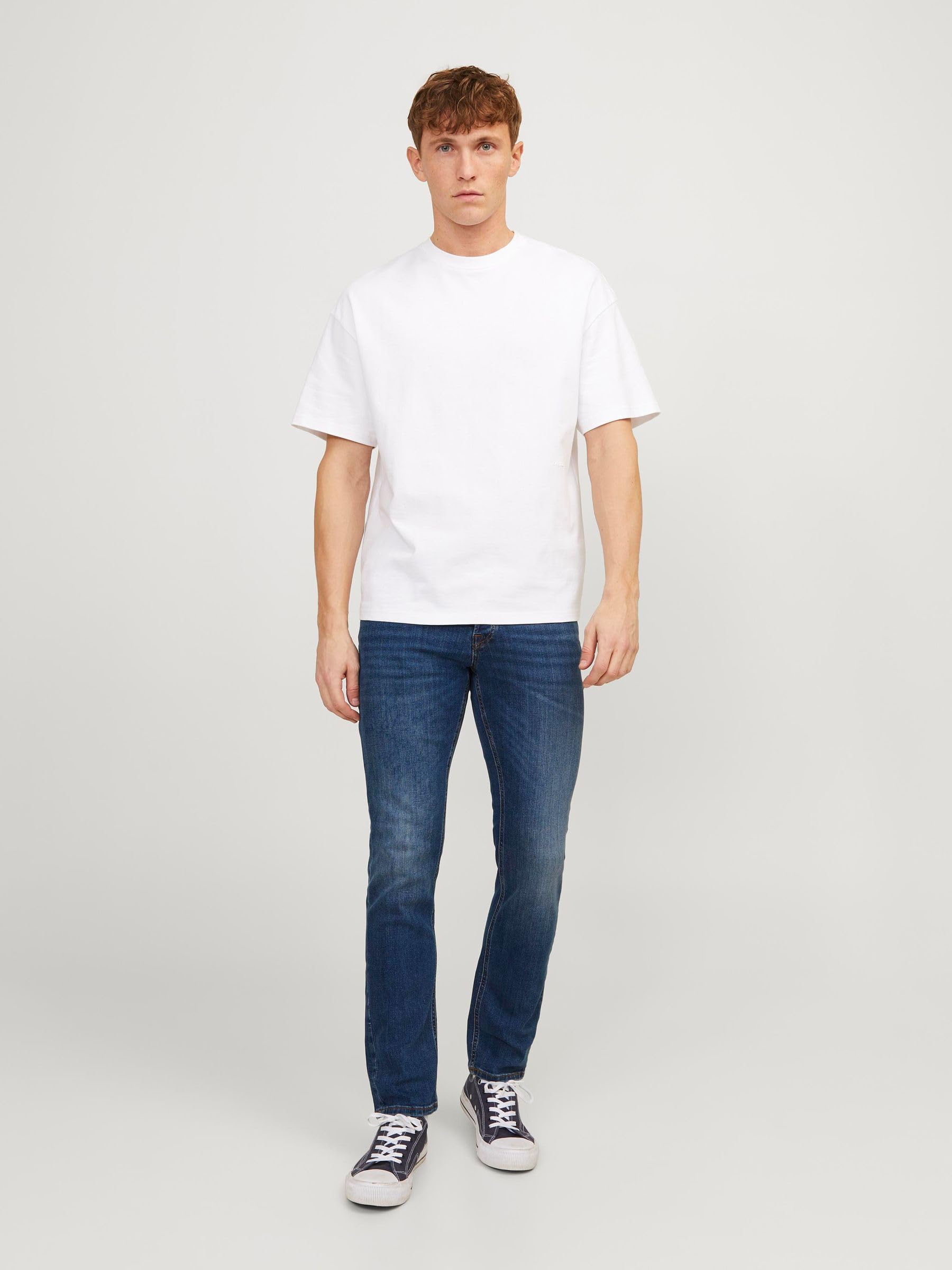 Mêskie Jeansy TIM Straight Legs Slim Fit z p³askim przodem TIM ORIGINAL