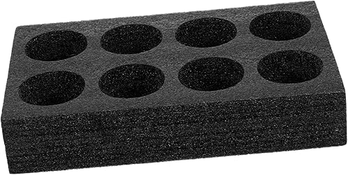 LIFKOME Soporte de vaso de espuma con múltiples agujeros para 8 tazas para entrega para llevar bandejas de tazas bandejas de bebidas para acampar