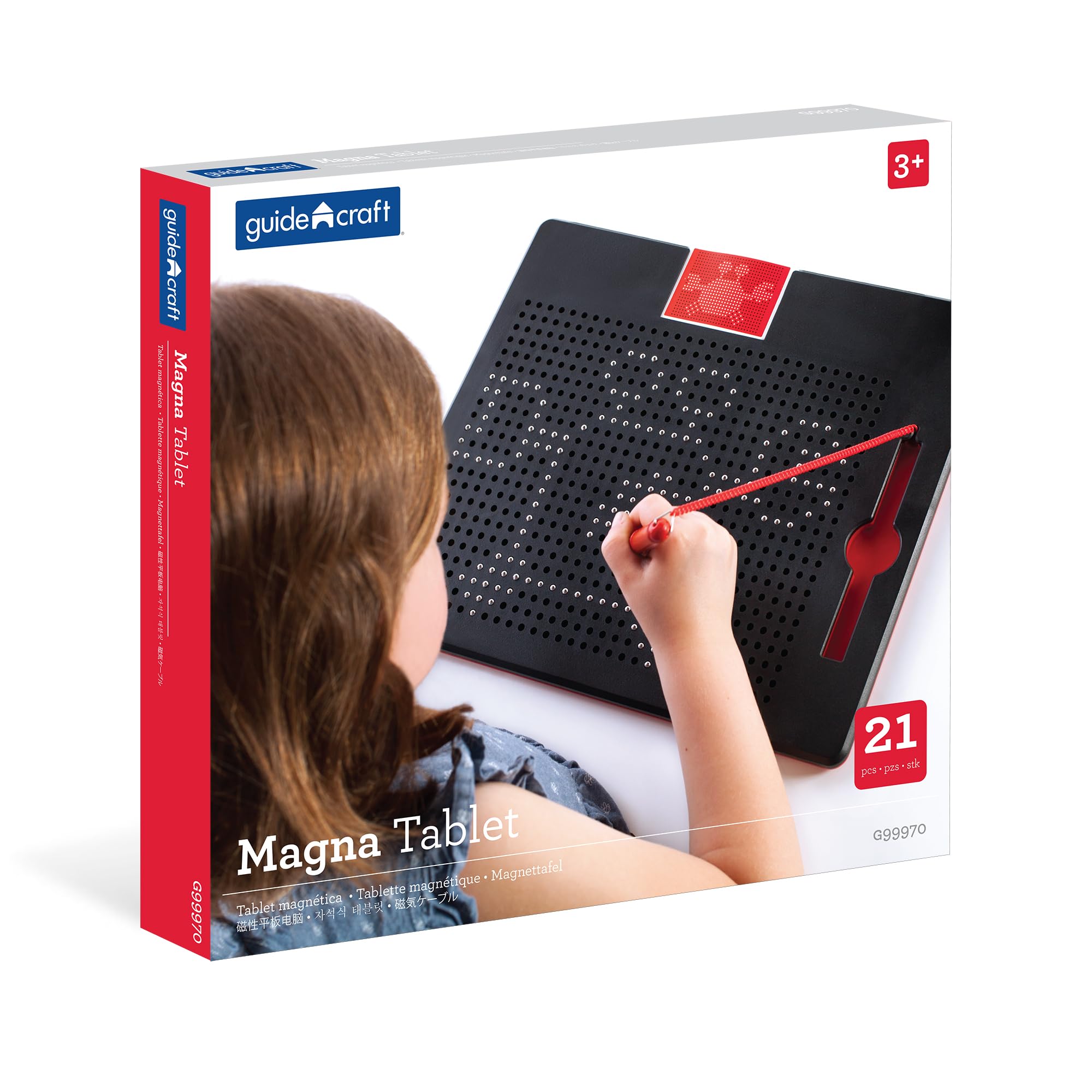 Guidecraft - tablica magnetyczna do rysowania, 1 sztuka (opakowanie