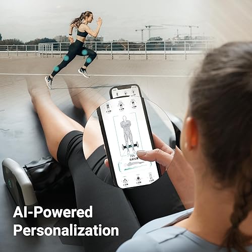 Miniatura 2 de Rodillo de recuperación muscular alimentado por IA - Masaje automático de tejido profundo, rodillo de espuma inteligente para aliviar el dolor,