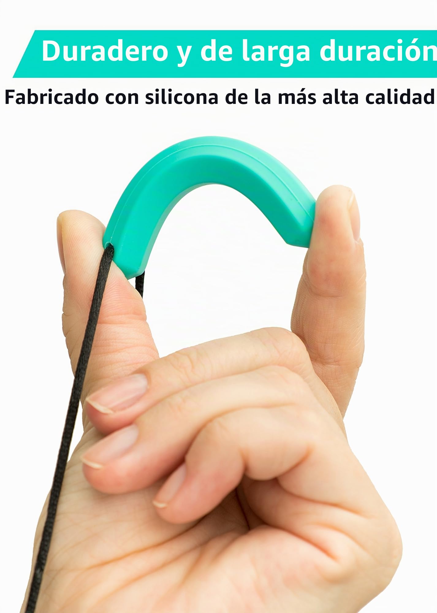 Tilcare Chew Chew Colgante (8 paquetes) - Lo mejor para niños o adultos a los que les gusta morder o tienen autismo - Colgante de silicona para masticar - Colgante masticable para niños y niñas