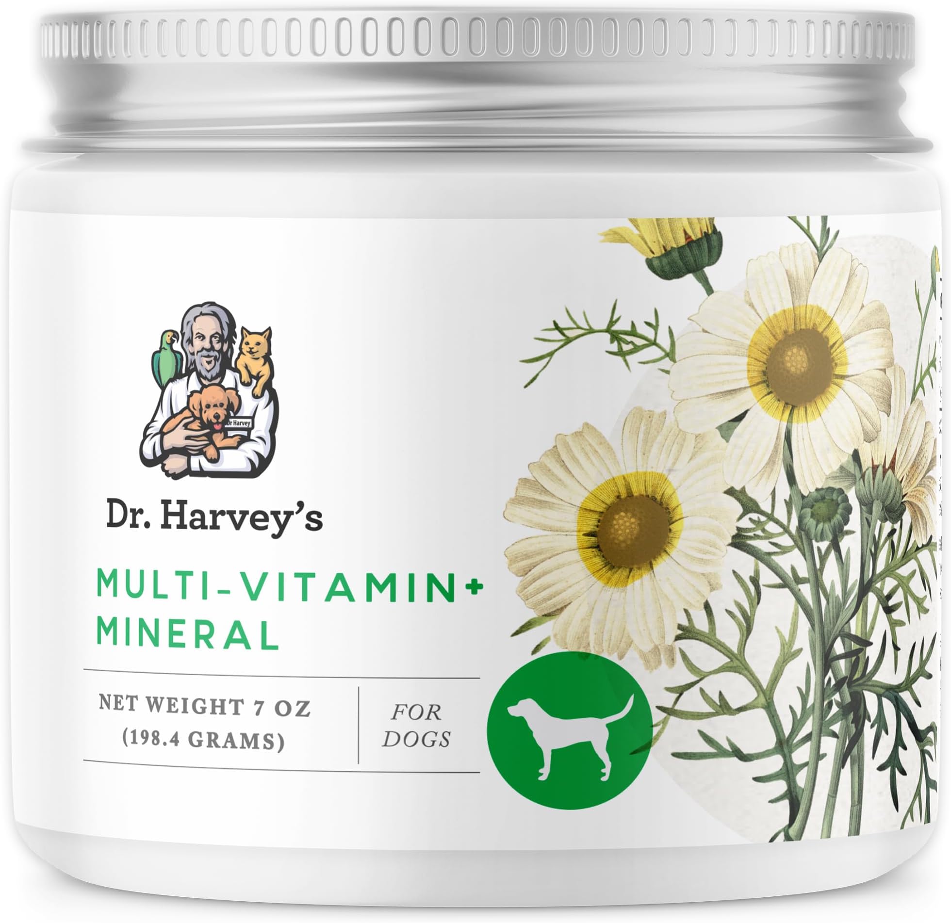 Dr. Harvey's Herbal Multi-Vitamin and Mineral Supplement for Dogs (7 Ounces)
