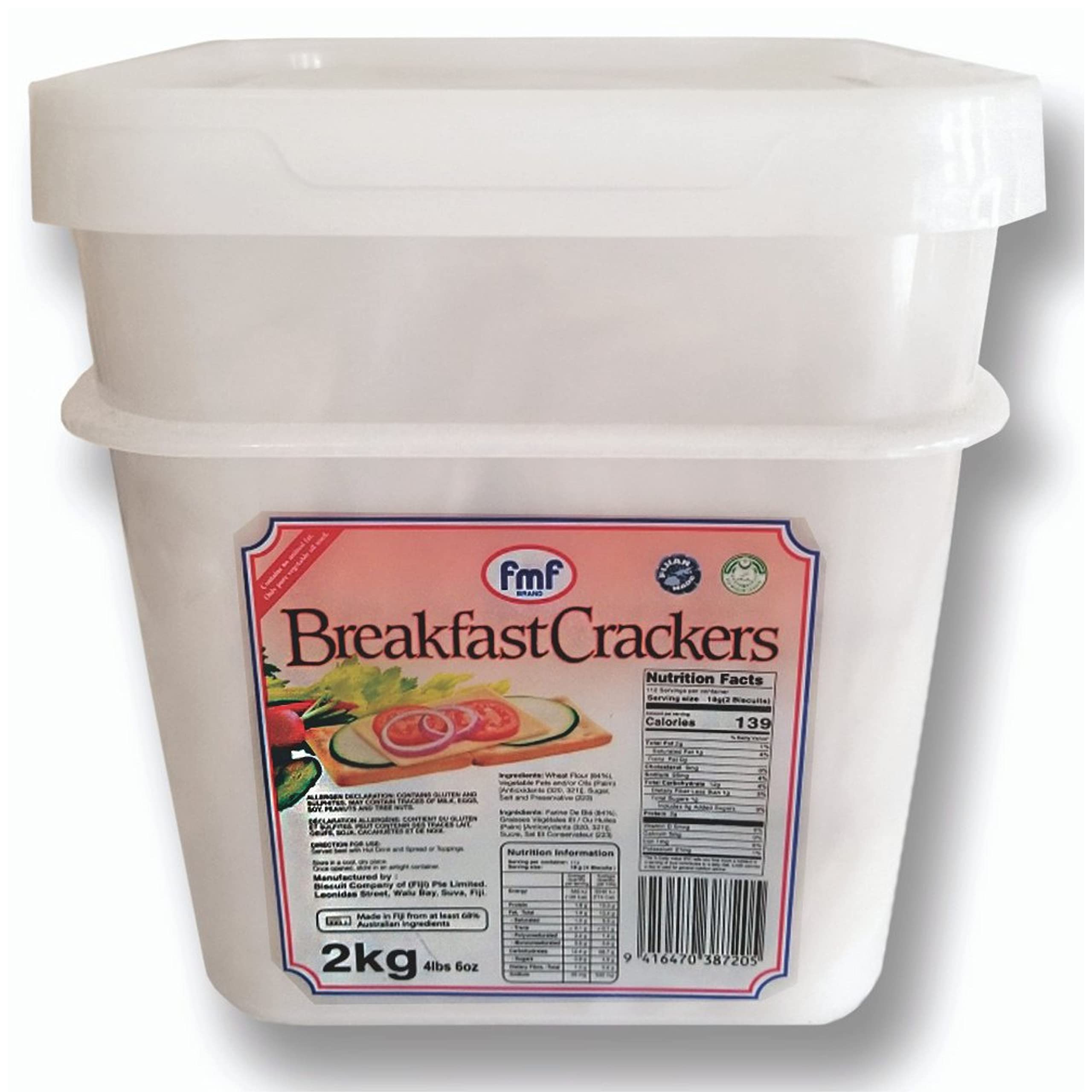 FIJI - Breakfast Crackers (2 kg) Simply...Delicious. Made in FIJI Islands.