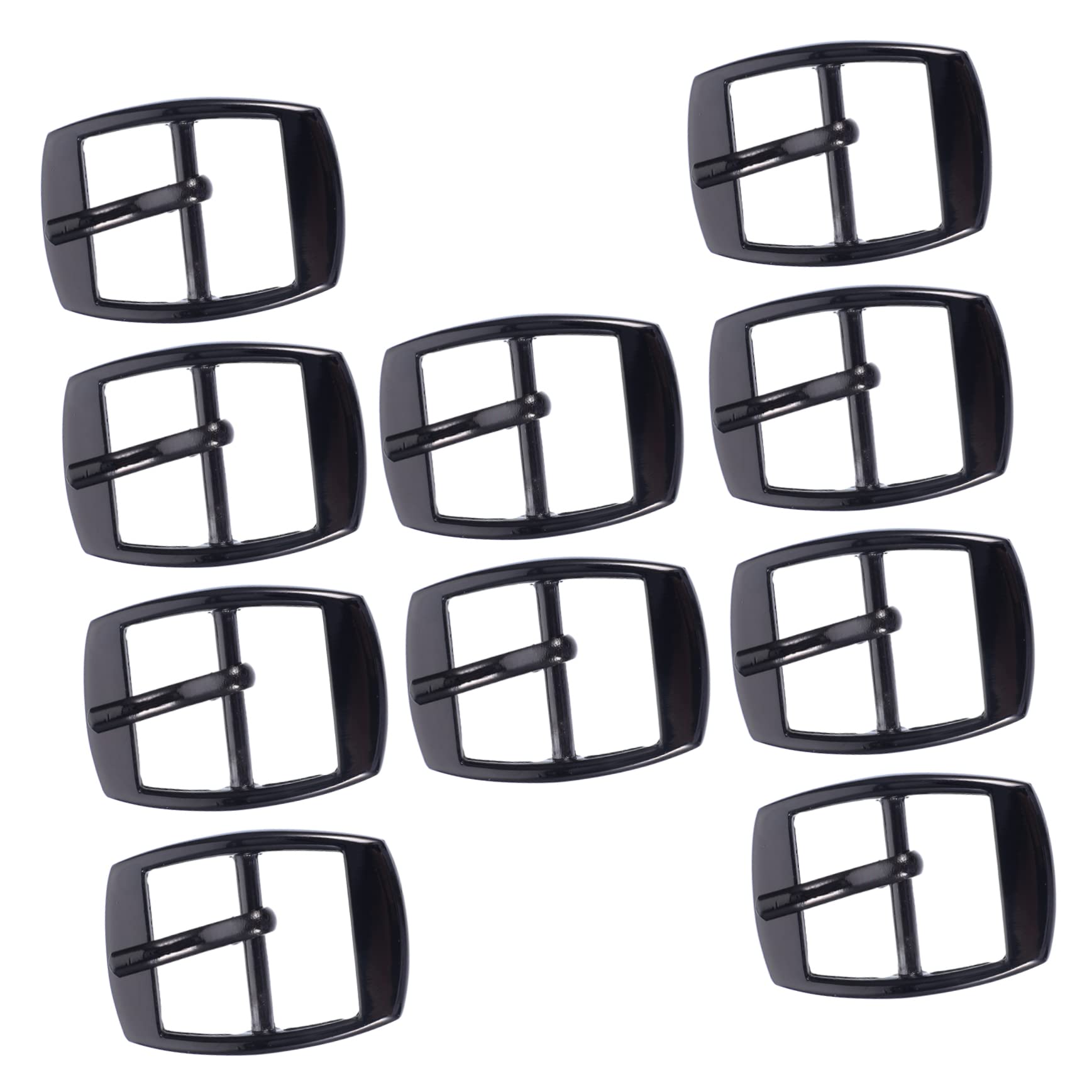 TEHAUX 50pezzi Fibbie Regolabili Per Cinture Fibbie Decorative Barra Centrale Per Zaini e Abbigliamento Fai Te Resistenti e Leggere