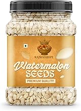 RAJWADIRIPE Raw Watermelon Seeds | Tarbuj Beej | Seeds for Snacking | Gluten-Free (500gm)