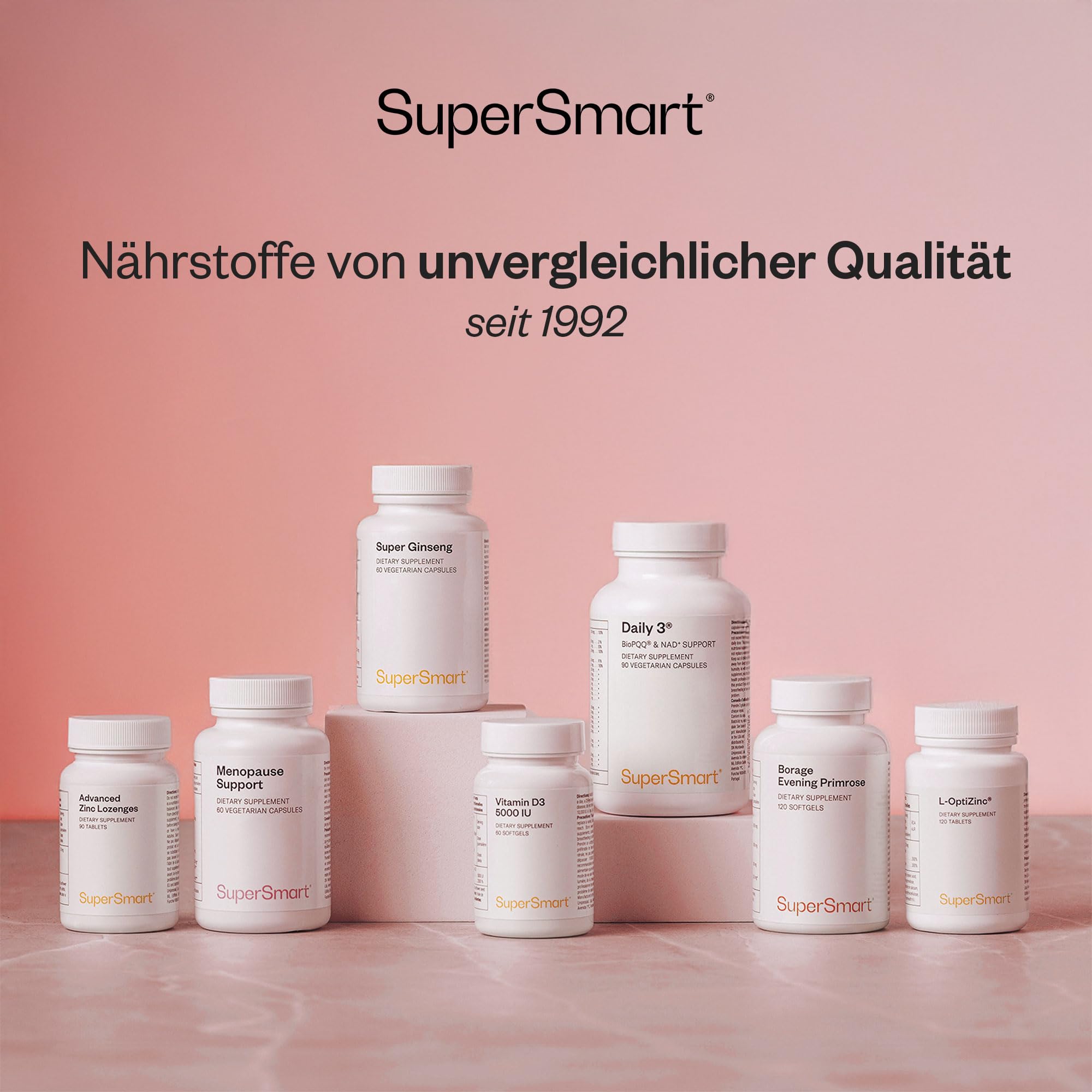 Ubiquinol - Aktive Form von CoQ10 - Hoch bioverfügbar - Für Herzgesundheit und Blutdruckregulierung - Starker Antioxidans - SuperSmart