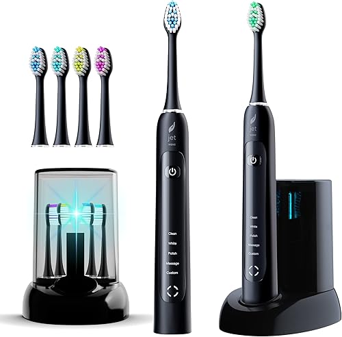 Acteh Cepillo de dientes sónico (negro)