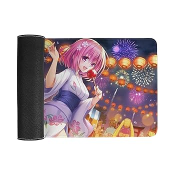 Amazon.co.jp：マウスパッド 大型 Toloveる モモ お祭り