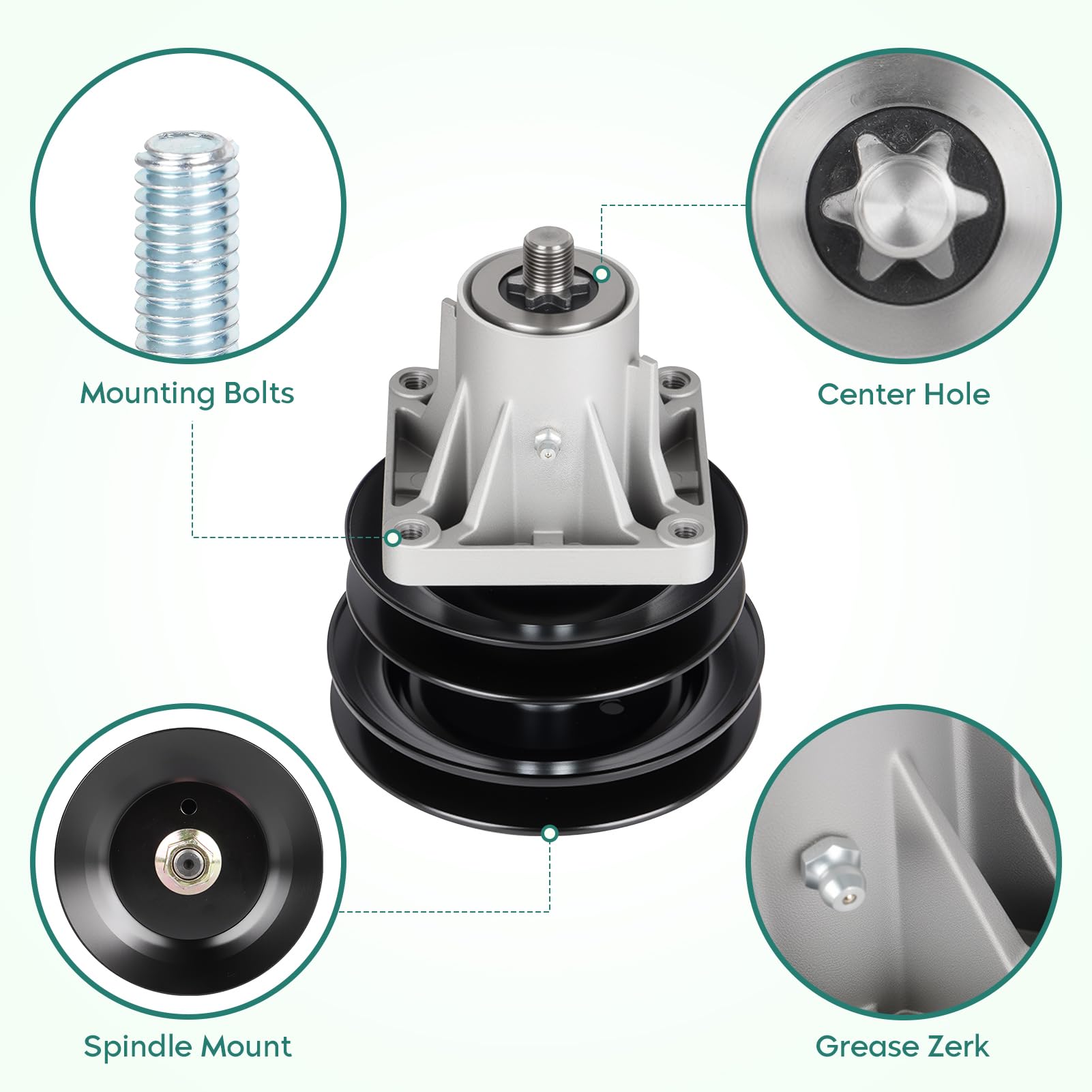 Amazon.com : 46'' Deck Rebuild Kit for MTD White GT205 LT 946G