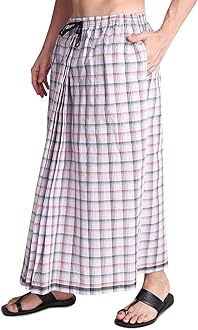 Gowri Tex Elastic Premium Lungi with Dual Packet Pack of 1