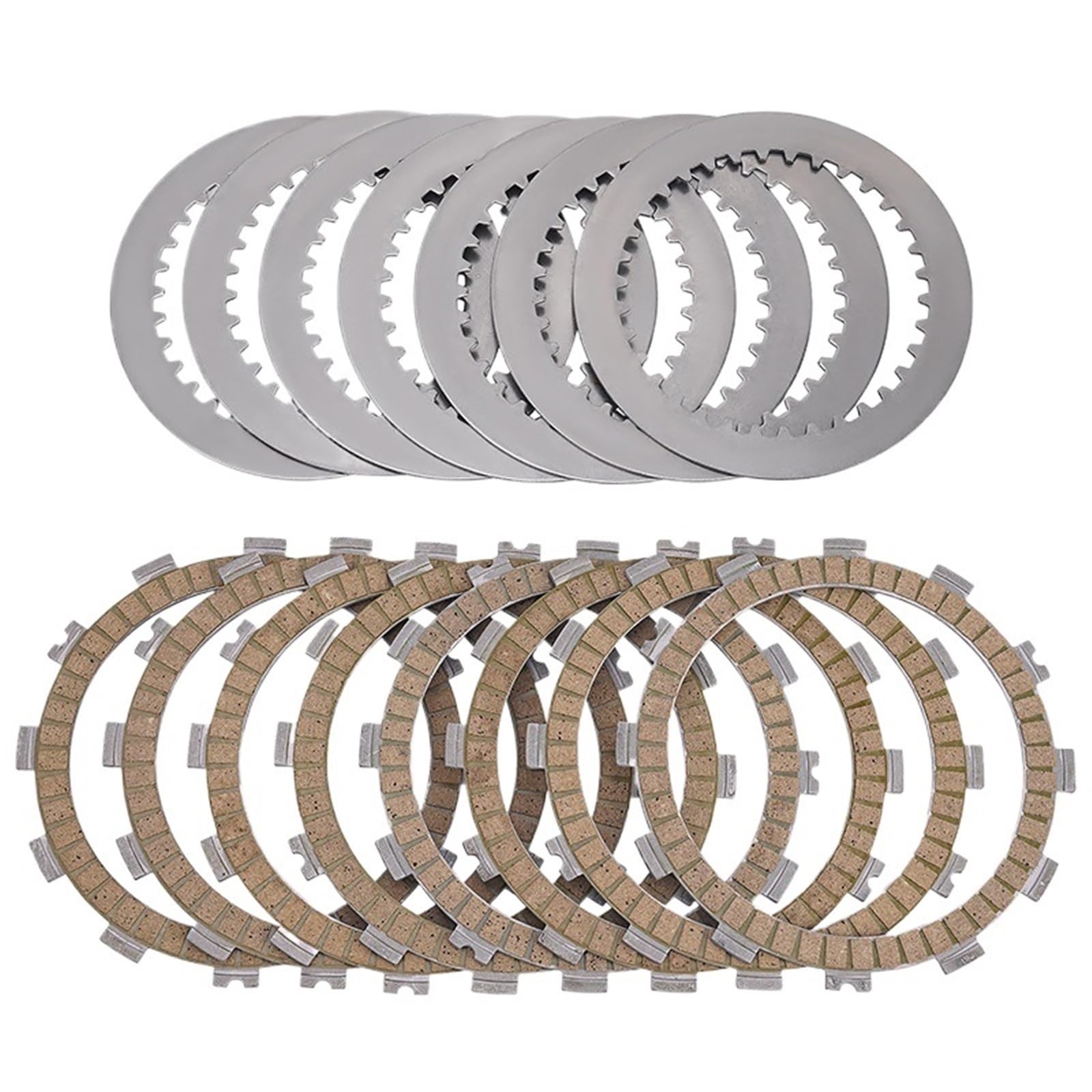 Gaubxct B (Paper Based Kit) Motorcycle Clutch Friction Plates & Steel Fit For Kawasaki Kx250f Kxf250 Kx 250F 2008-2018 13088-0018(B (Paper Based Kit))