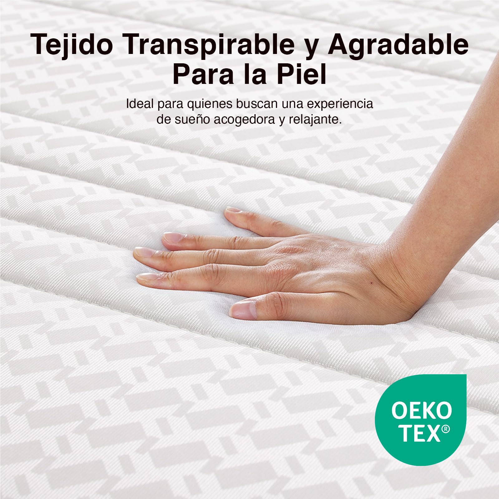 Novilla Colchón 90x190 de 7 Zonas de Espuma fría | Tamaño Seleccionable | Funda Transpirable Lavable a 60° | Certificación Öko-Tex y CertiPUR-US | Colchón Enrollado, Altura 14 cm