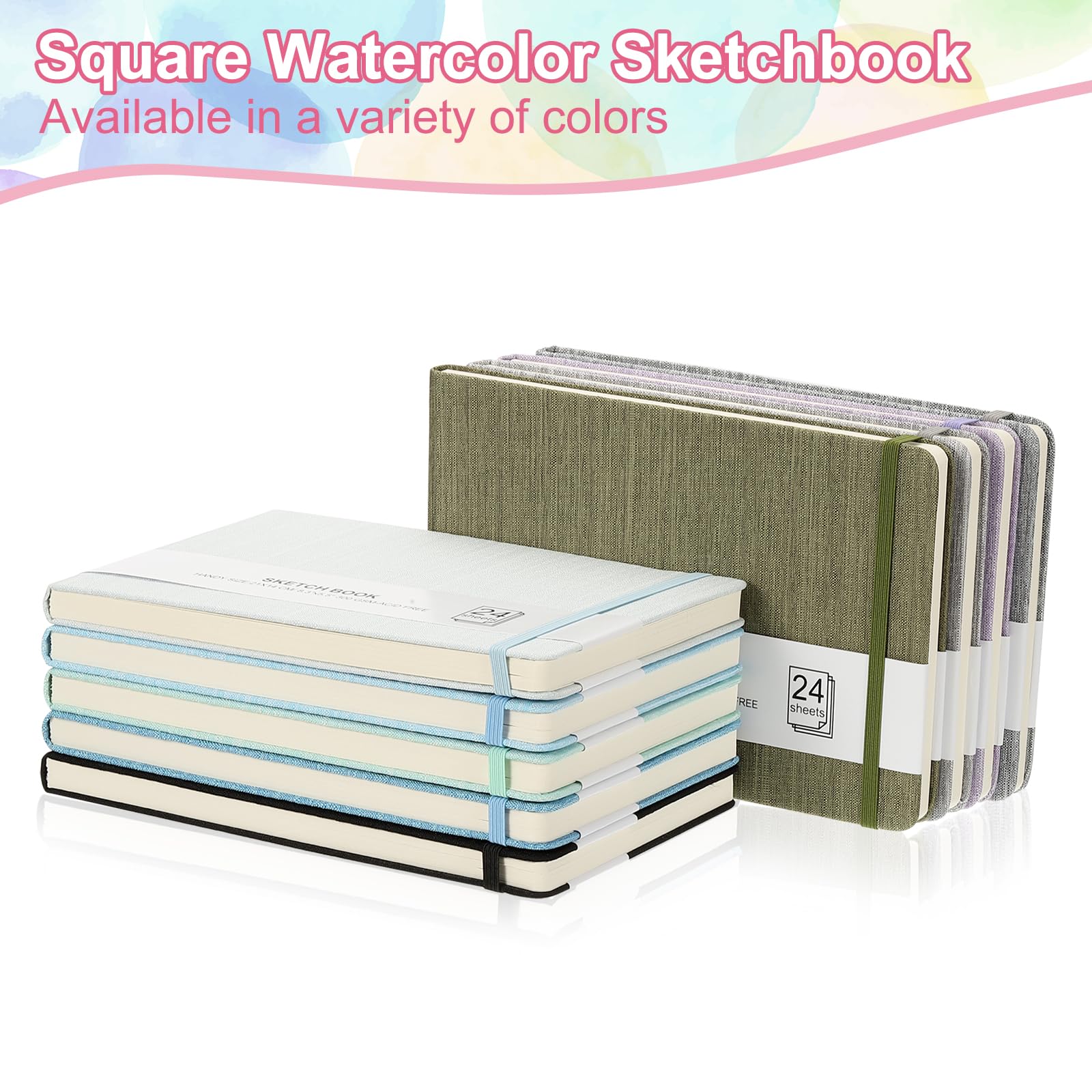 PATIKIL 8.3x5.5" Watercolor Sketchbook - Image 4