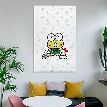 Amazon.co.jp: けろけろけろっぴ アートポスター 飾り絵 かわいい