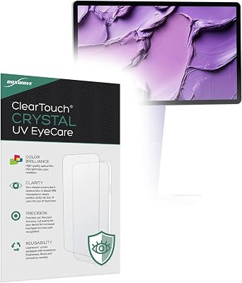 BoxWave Screen Protector Compatible With SOTSU FlipAction Touch 14 in - ClearTouch Crystal Anti-UV EyeCare 2-Pack, Filters out Harmful Blue Light Reduce Fatigue