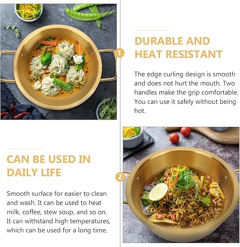 Miniatura 8 de ERINGOGO Tamaño fácil limpio de la familia del fabricante del ramen instantáneo del acero inoxidable del pote de los fideos coreanos