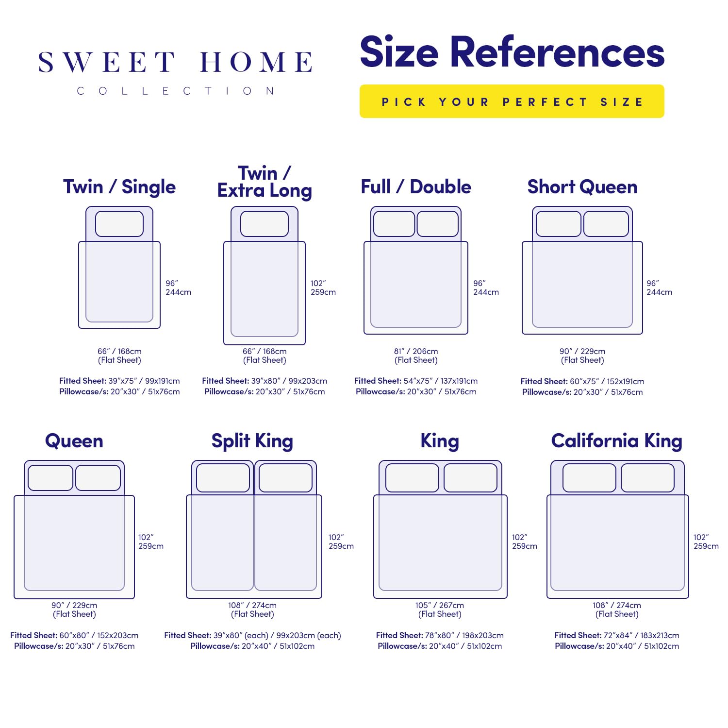 Sweet Home Collection Juego de sábanas de Franela cálidas y acogedoras, Transpirables para Todas Las Estaciones, con Fundas Ajustadas, Planas y de Almohada, King, Gris