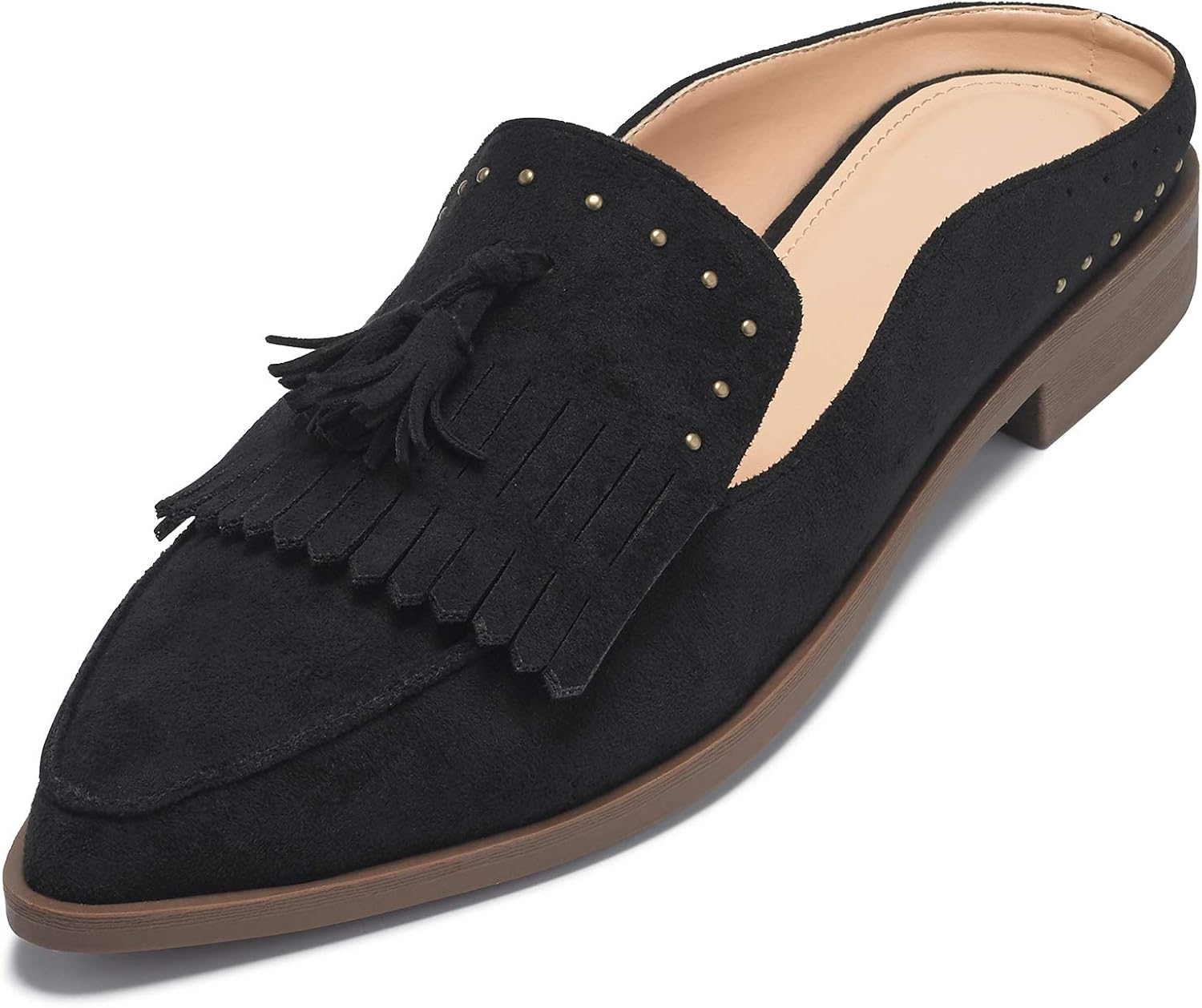 Womens mules with tassels Clearance