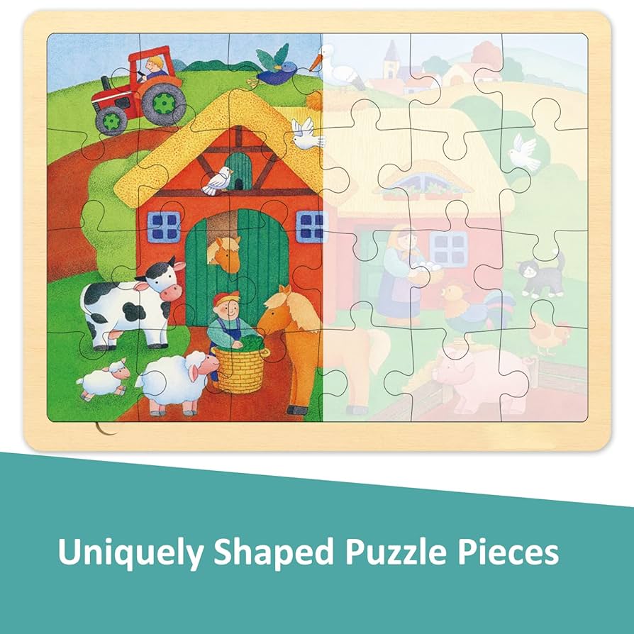 Amazon.com: MoinKidz 24 Piece Puzzles for Kids Ages 3-5 in 2