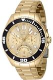 Men's Pro Diver 43mm Stainless Steel Quartz Watch, Gold (Model: 46880)