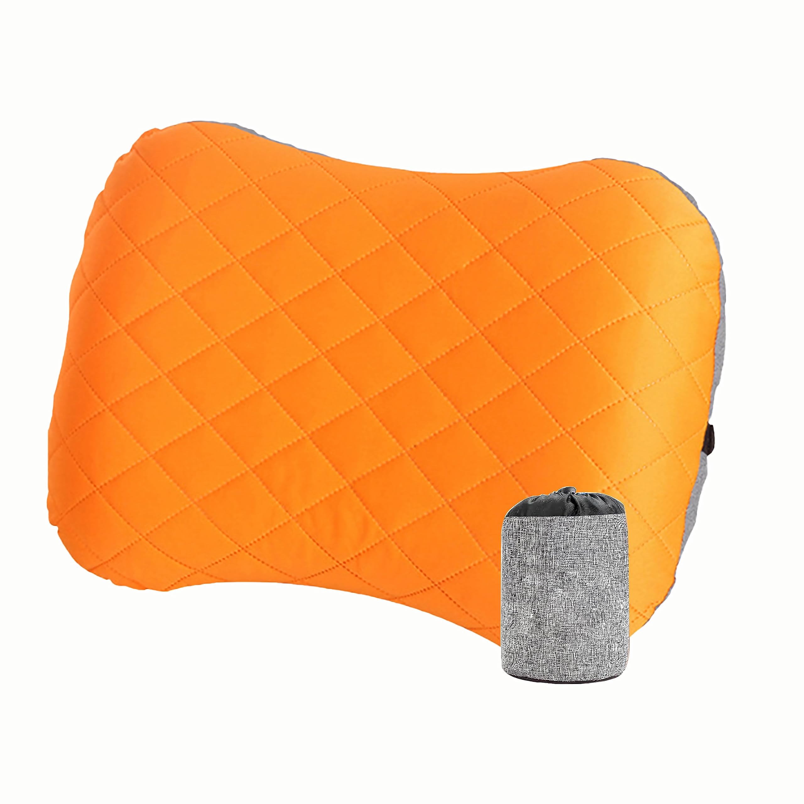 MayeujdsPortable Inflatable Neck Pillow for Outdoor Travel, Camping, Office  Naps-Polyester Washable Cotton-Color Available-Simple and Comfortable