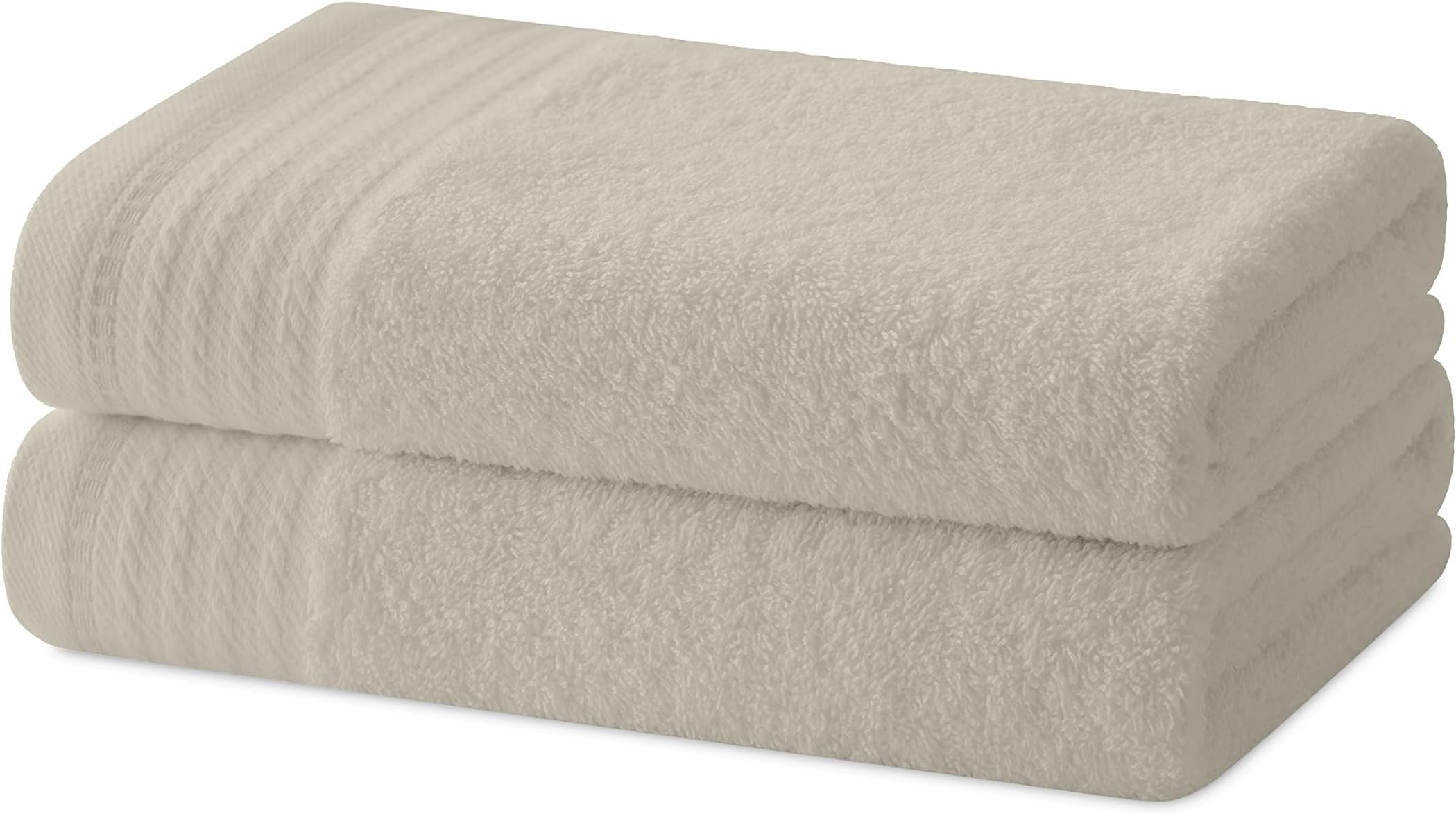 Degrees home - Set of 2 Bidet Towels - Bath Towels - Small Towels - 100% Cotton - 480 g/m² - Dimensions 30 x 50 cm, Beige