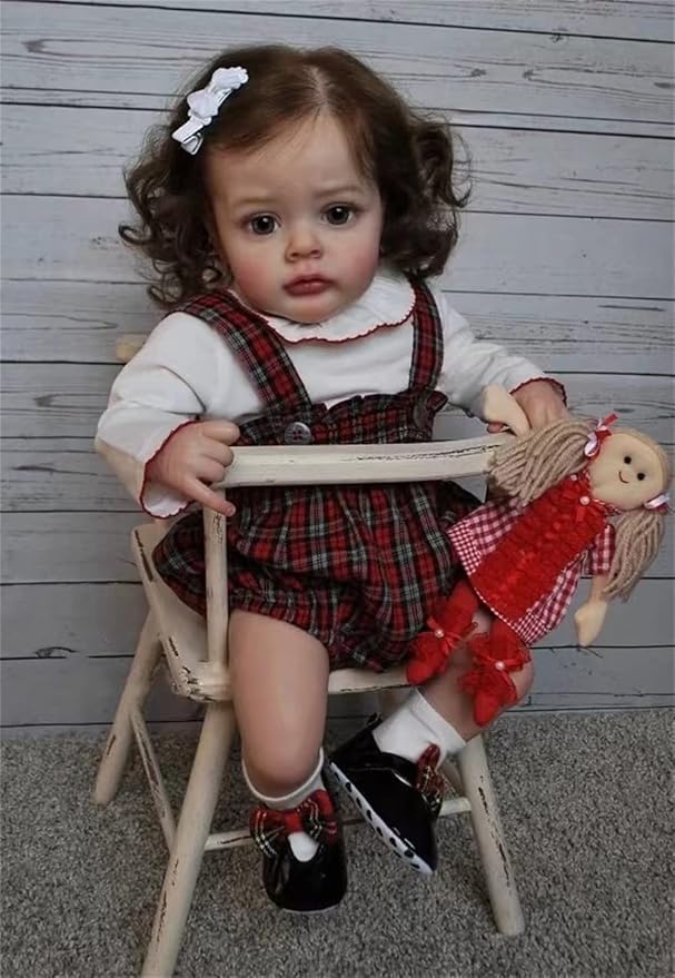 TFJS Reborn Dolls Girl 24 Inch Lifelike Reborn Toddler