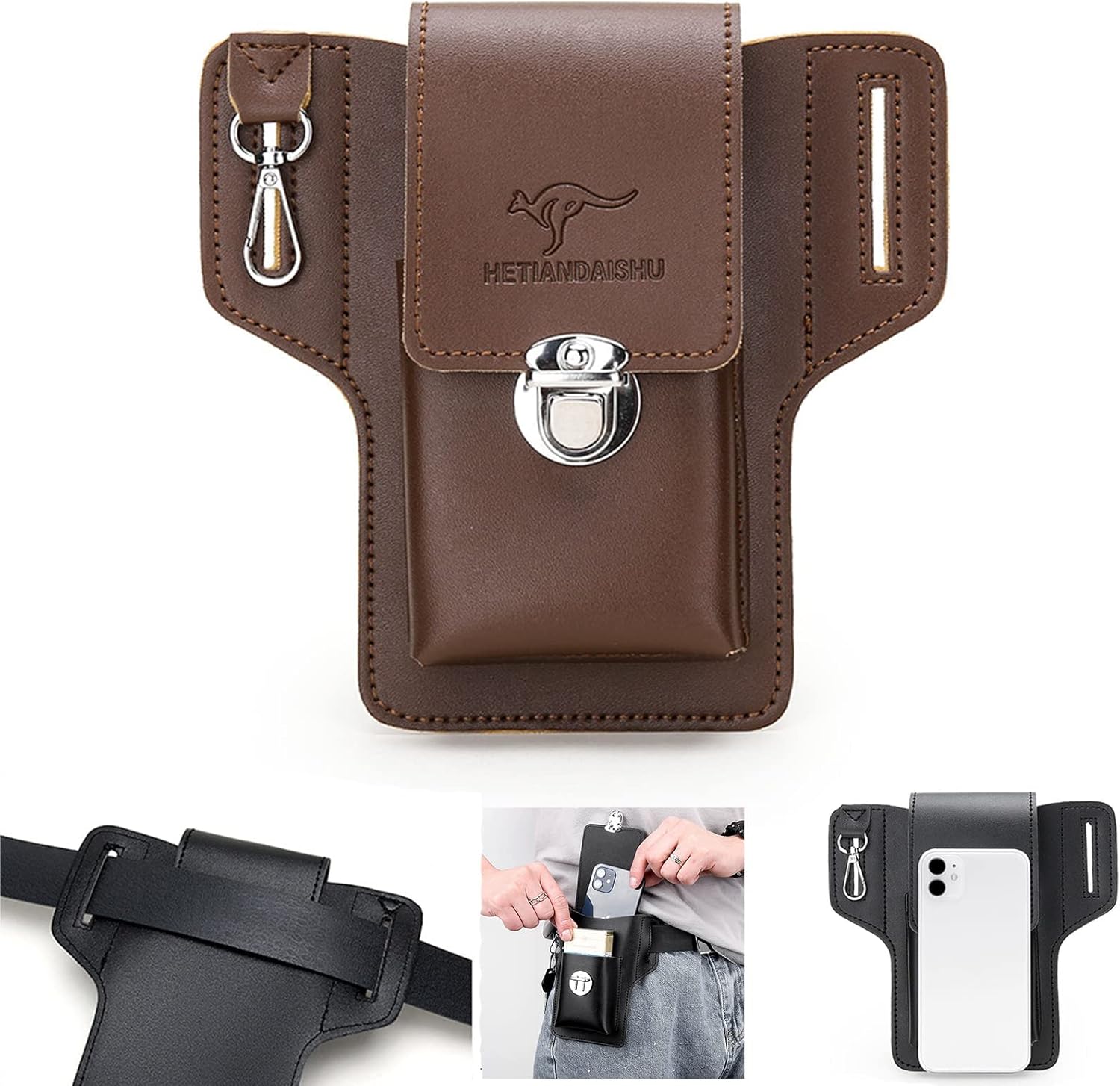DONY éTui de Ceinture Pochette TéLéPhone Holster,éTui pour TéLéPhone