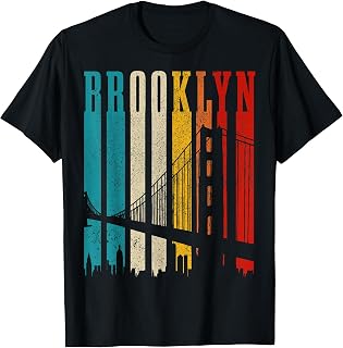 Brooklyn Bridge New York City Skyline NY NYC T-Shirt