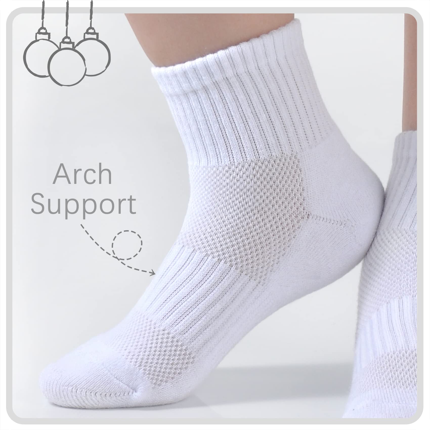 Calcetines tobilleros acolchados para niños, calcetines cortos atléticos para niñas, calcetines de algodón para niños, jóvenes, deportes, 10 pares