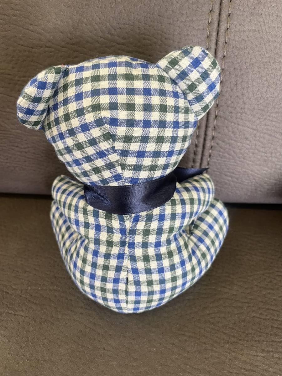 Amazon.co.jp: テディベア ぬいぐるみ チェック柄 プレゼント ギフト