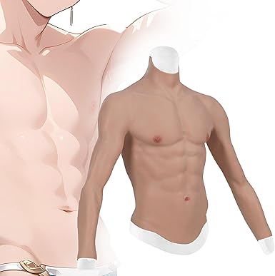 Amazon.co.jp: [gskinart] [肌芸 筋肉スーツ コスプレ 偽筋肉 シリコン