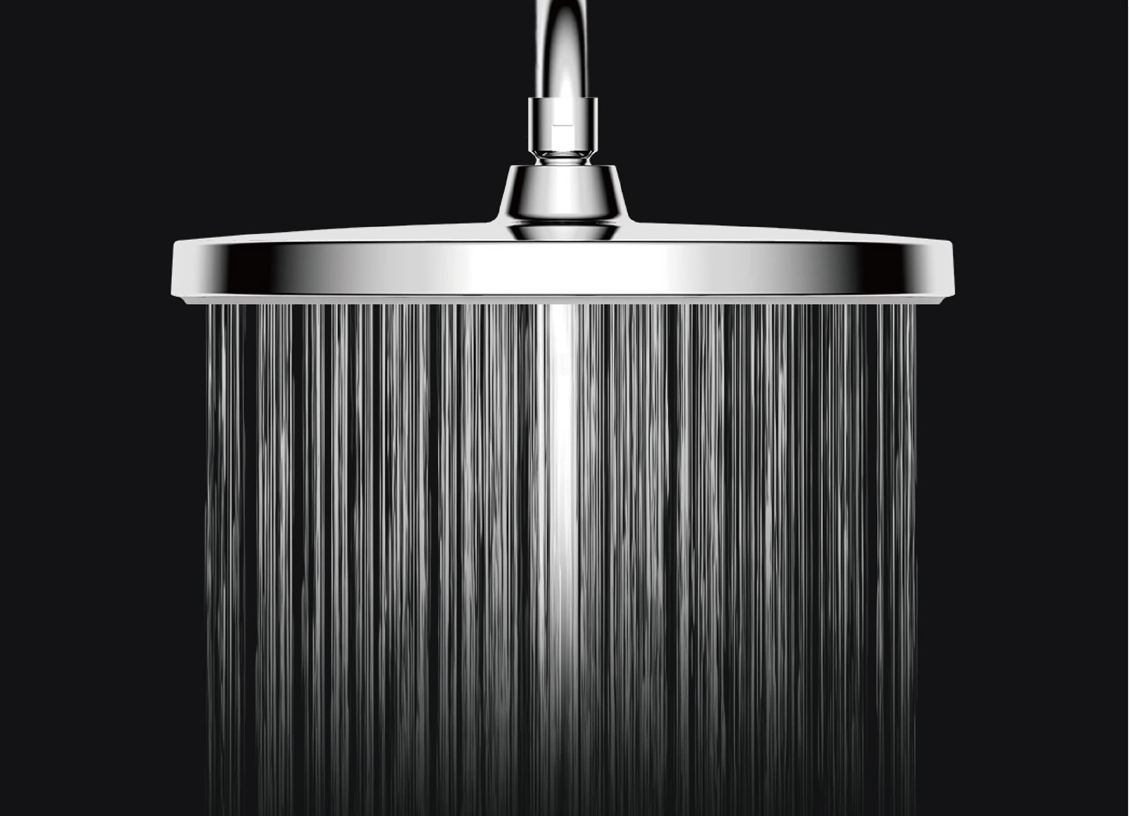 Alcachofa de ducha, rociador ducha 260 mm, juego de ducha premium. Ducha de Masaje Rociador para Spa (Cromo)