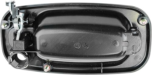 Miniatura 578 de TRQ Manija de la puerta exterior trasera izquierda del lado del conductor negra compatible con Honda Civic 2001-2005