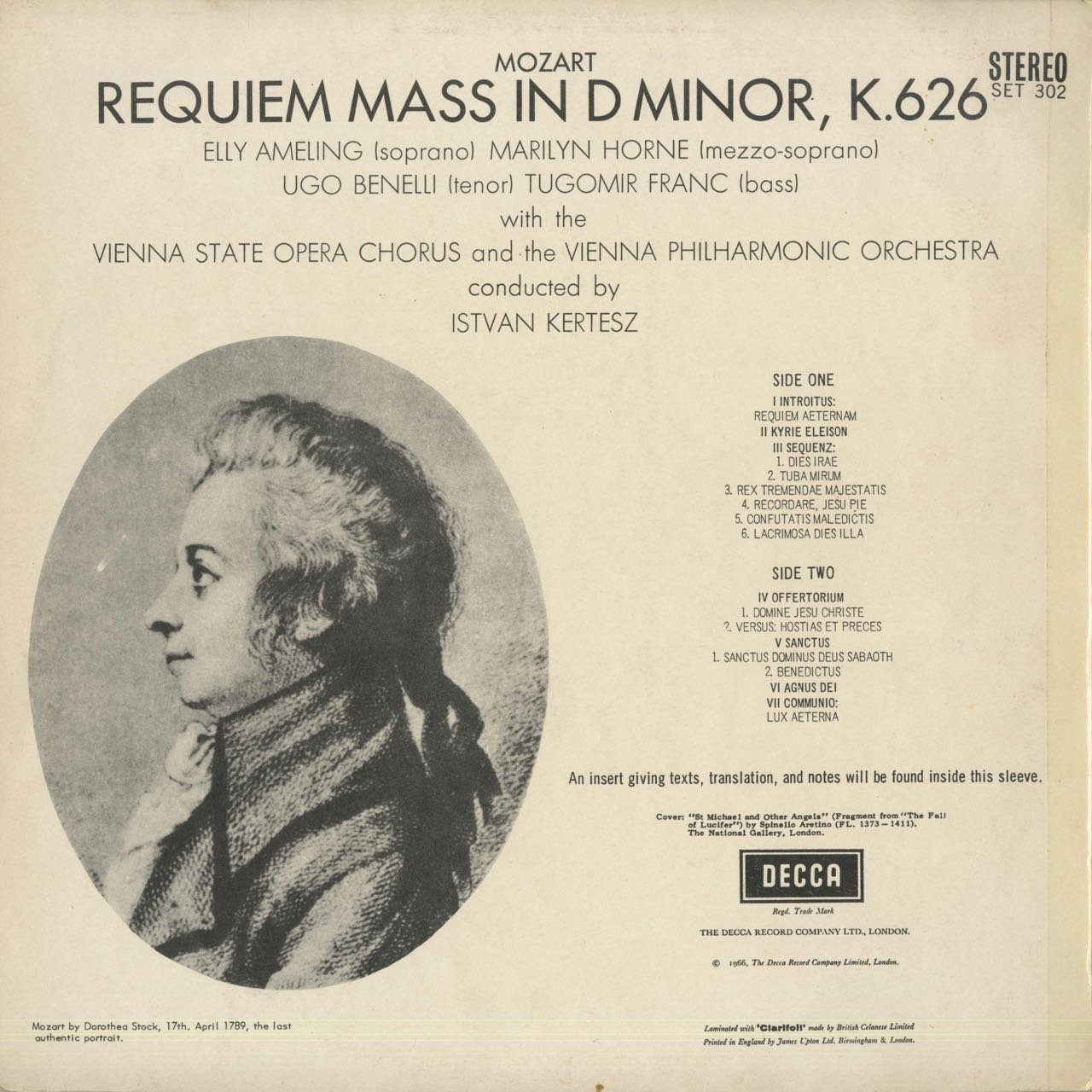 Amazon.co.jp: モーツァルト Mozart レクイエム Requiem K.626 DECCA