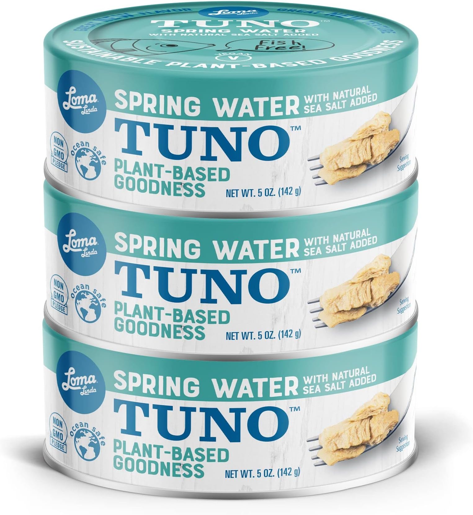 Loma Linda Tuno - Plant-Based (5 oz) (Spring Water, 3 Pack)
