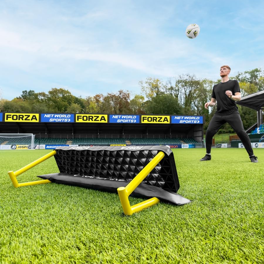 FORZA Wave Soccer Rebound Board – Premium 4-in-1 Training Equipment for Soccer Passing & Shooting Drills [Standard or XL Sizes]