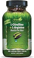 Vista 1 de Irwin Naturals L-citrulina + L-arginina - 60 geles blandos líquidos - óxido nítrico y soporte de circulación