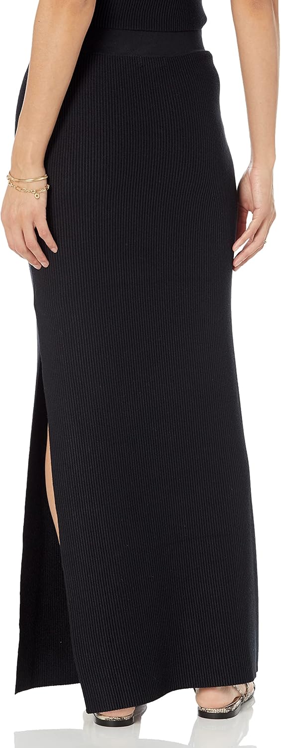 The Drop Womens Tyler Ribbed Sweater Skirt - Image 3