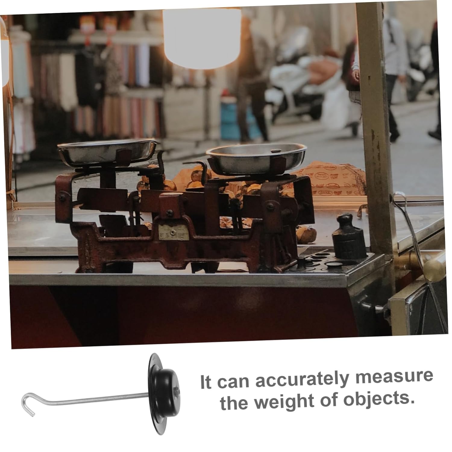 Hemobllo Scale Weights Hook Hanging Weights Holder for Precision Weighing Lightweight Design for Home and Industrial Use Secure and Reliable Measurements Up