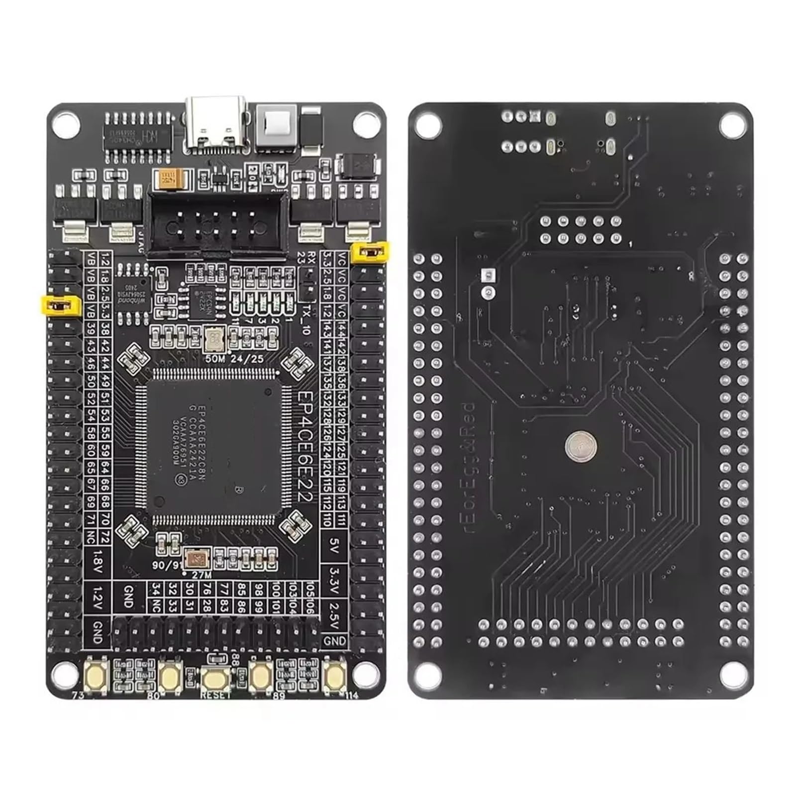 Scheda di sviluppo FPGA Altera Cyclone IV Scheda centrale EP4CE6E22C8N con porta JTAG 88x51mm for l'apprendimento di Verilog