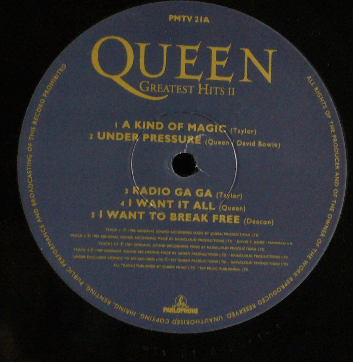 Greatest Hits II (UK 1st pressing double vinyl LP)