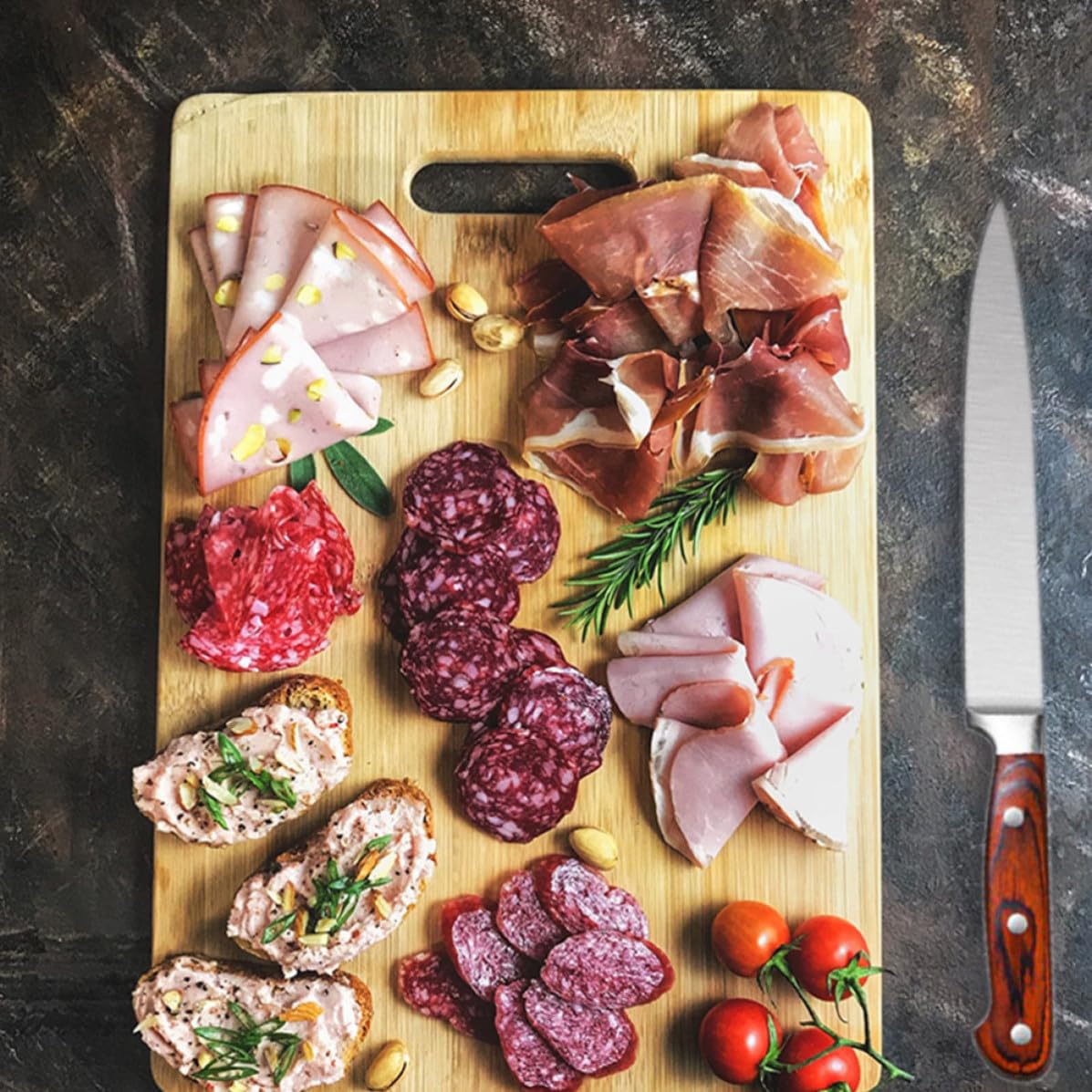 Set di Coltelli e Forchette per Barbecue in Metallo Inossidabile e Legno, Riutilizzabili e Sicuri, Confezionati in Confezione, per Barbecue All'aperto