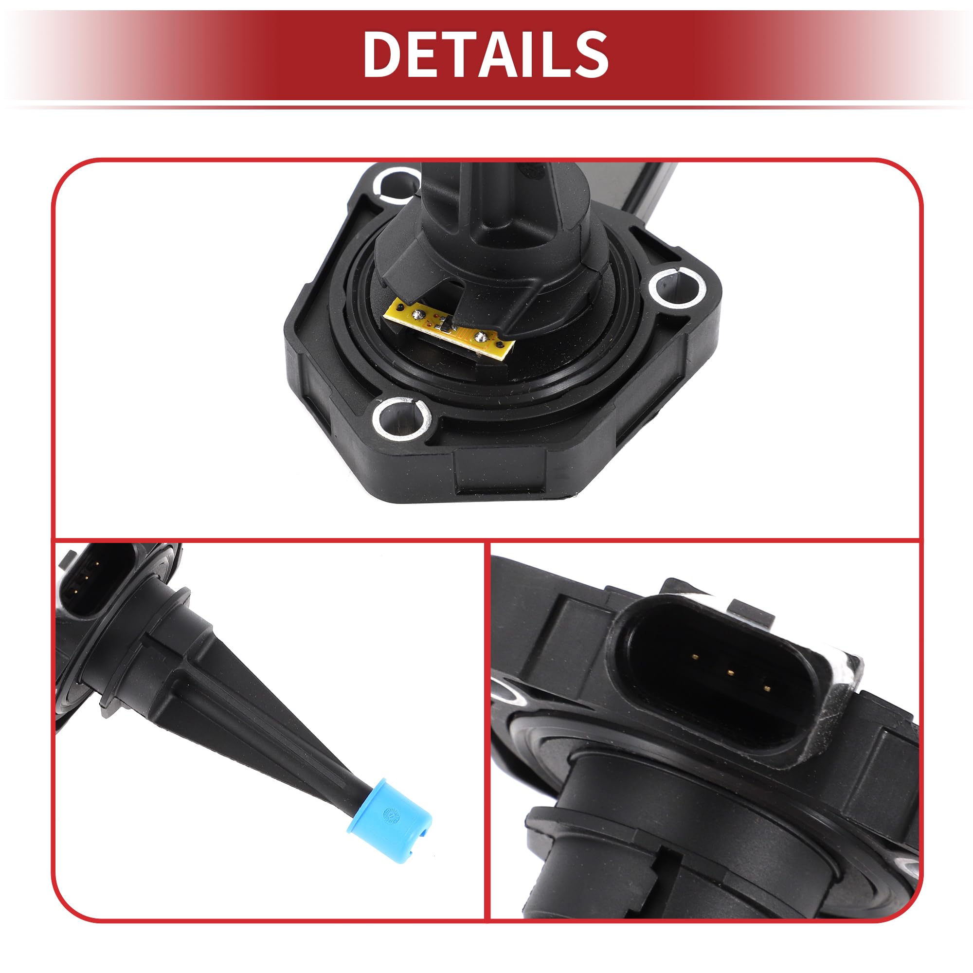 A ABSOPRO Sensor De Nivel De Aceite Del Motor Para VW Golf 20-21 1Pc