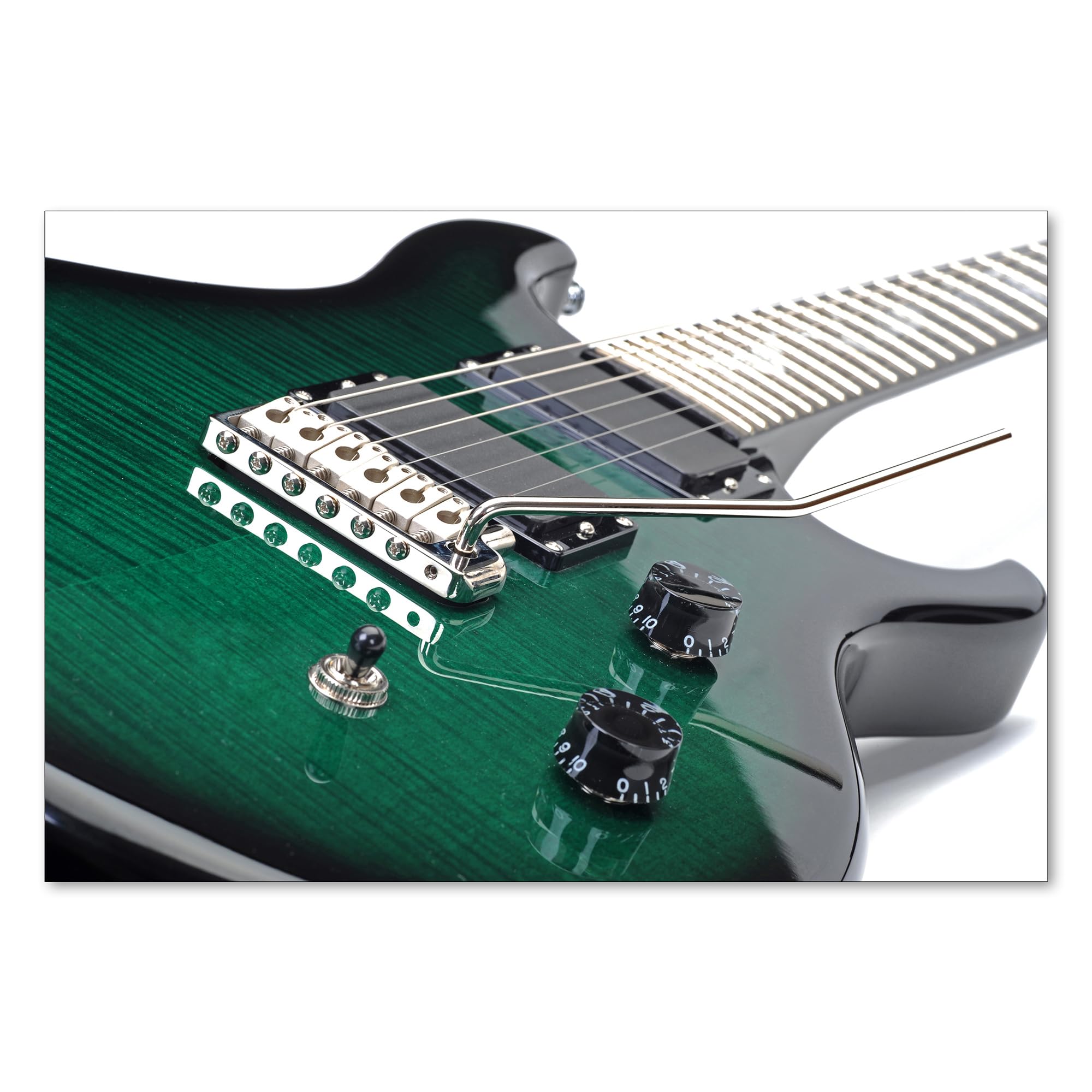 Postereck - 0931 - Chitarra elettrica, strumento musicale, suonare, band, rock - Decorazione da Parete, Stampa Fotografica, Ideen Regalo, Stampa d'Arte - Tela - 100,0 cm x 75,0 cm