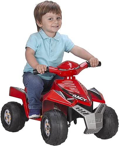 FEBER - Quad Racy 6V, Voiture Électrique pour Enfants de
