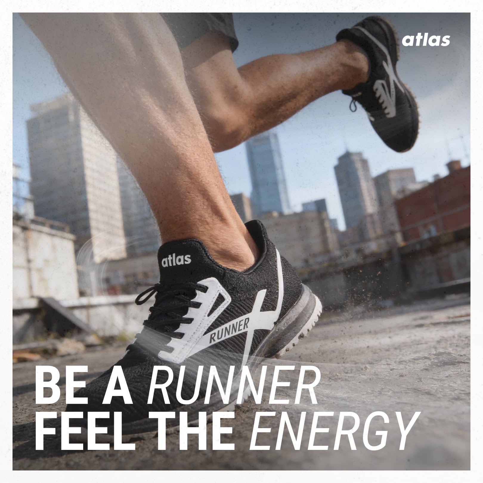 Atlas Runner 25 ESD Sicherheitschuhe Arbeitsschuhe für Herren und Damen S1P leicht, atmungsaktiv, Stahlkappe, Durchtrittschutz, ESD Weite 10