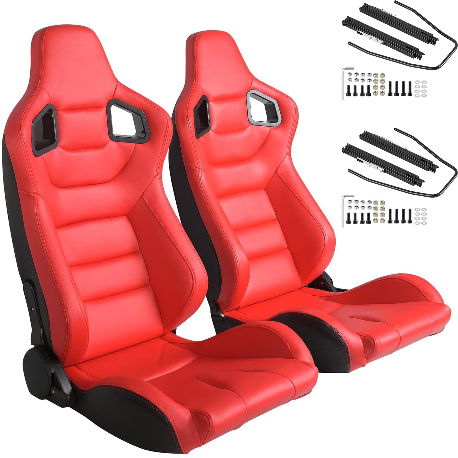 ciwucseat Universal Racing Seats (Red)