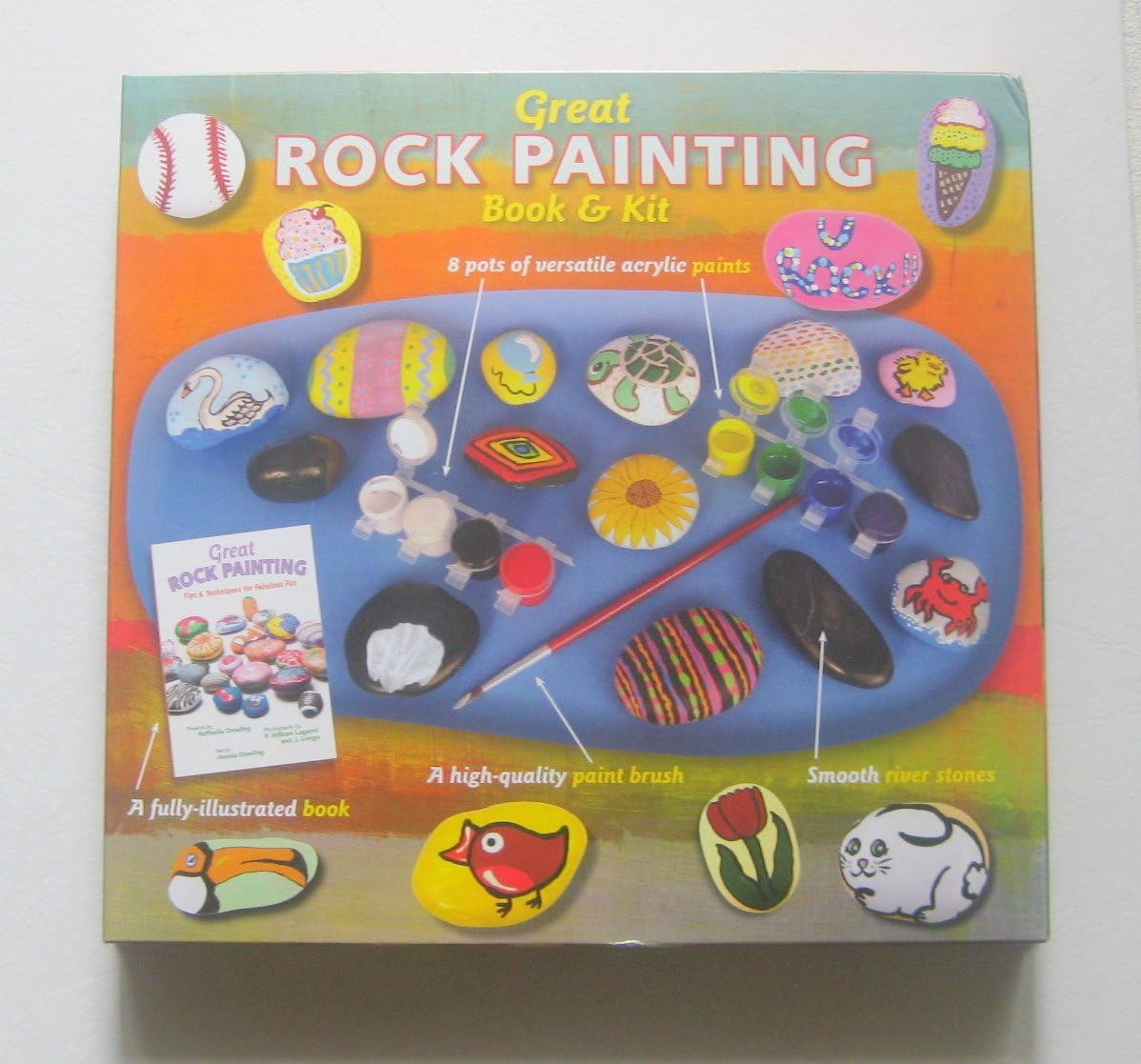 Great Rock Painting Book and Kit Arts, Crafts & Sewing